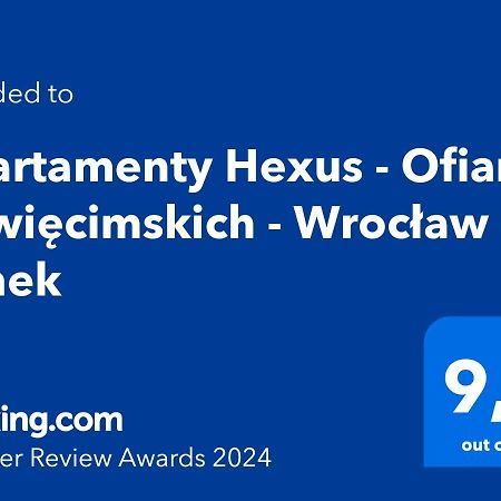 Apartamenty Hexus - Ofiar Oswiecimskich - Wroclaw Centrum Rynek Exteriör bild